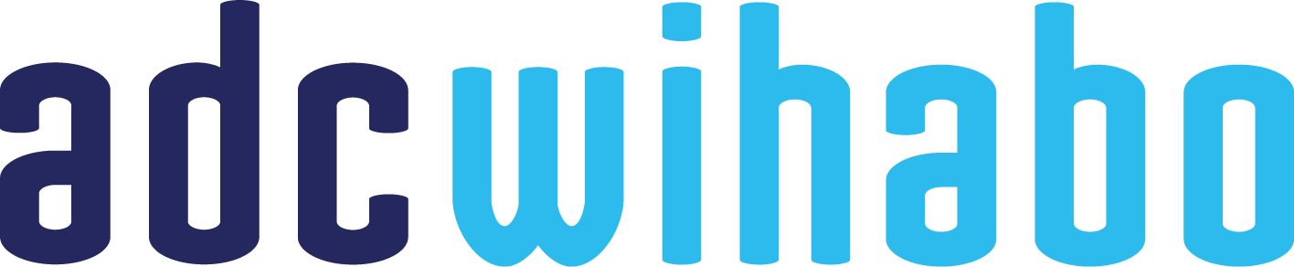 Logo ADC Wihabo typografisch
